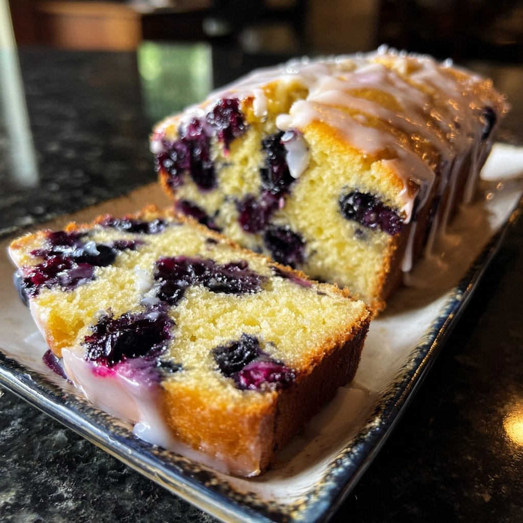 Lemon Blueberry Quick Bread