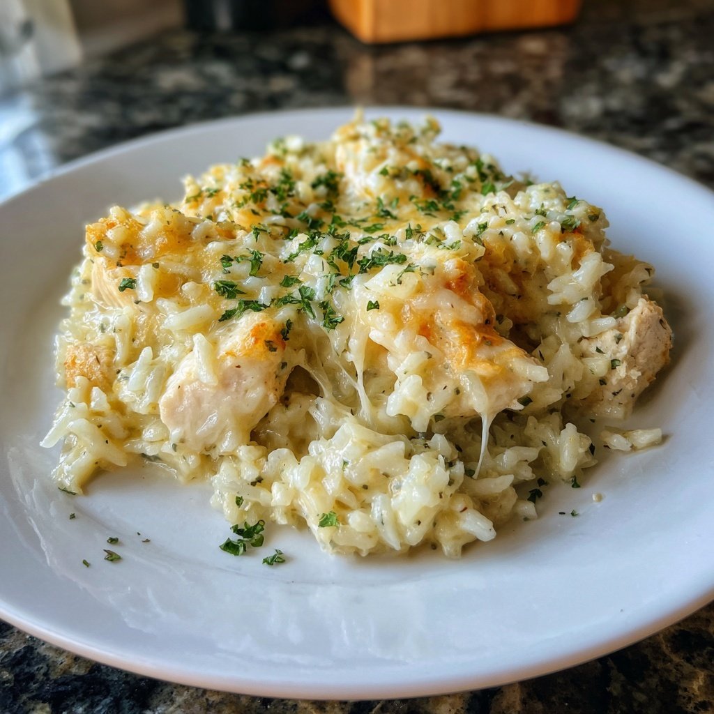 Creamy Chicken And Rice Casserole