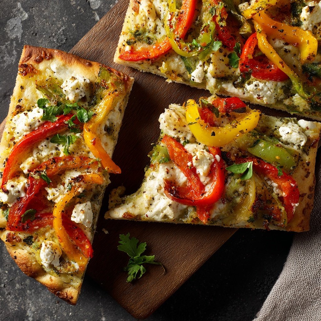 Super Bowl Party Food Veggie Flatbreads