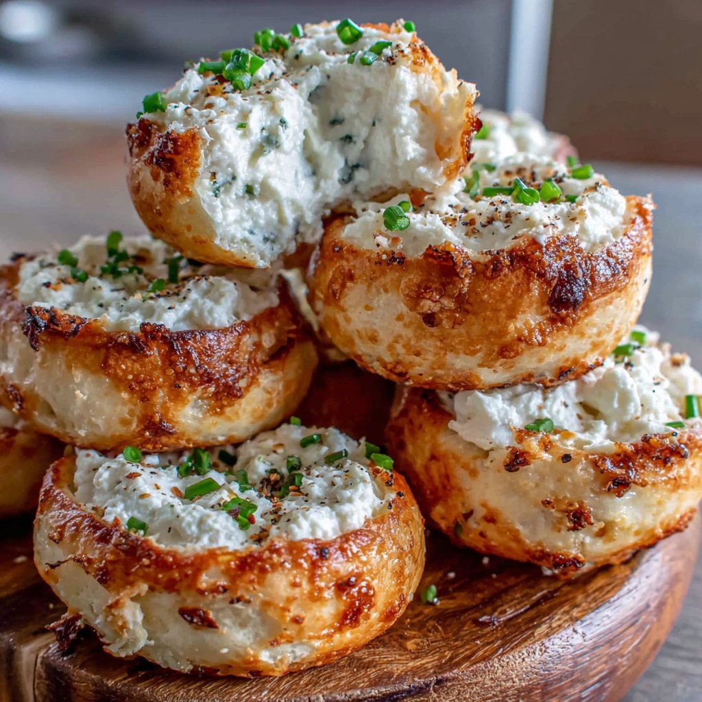 Protein Bagels With Cottage Cheese