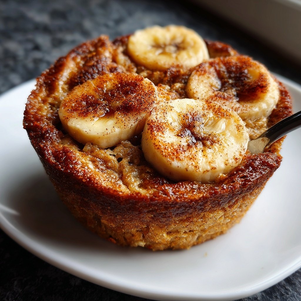 Vanilla Cinnamon Baked Oats