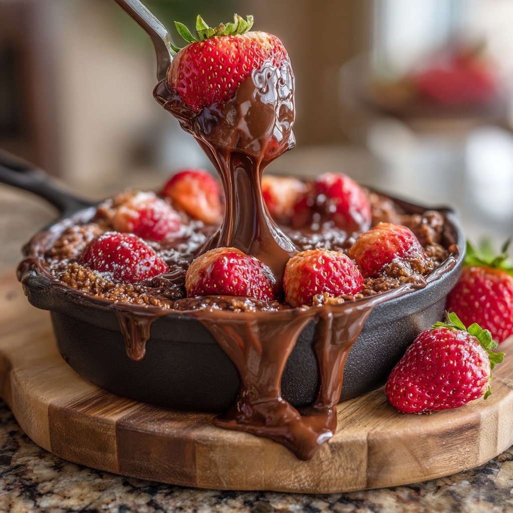 Chocolate Strawberry Party Dessert