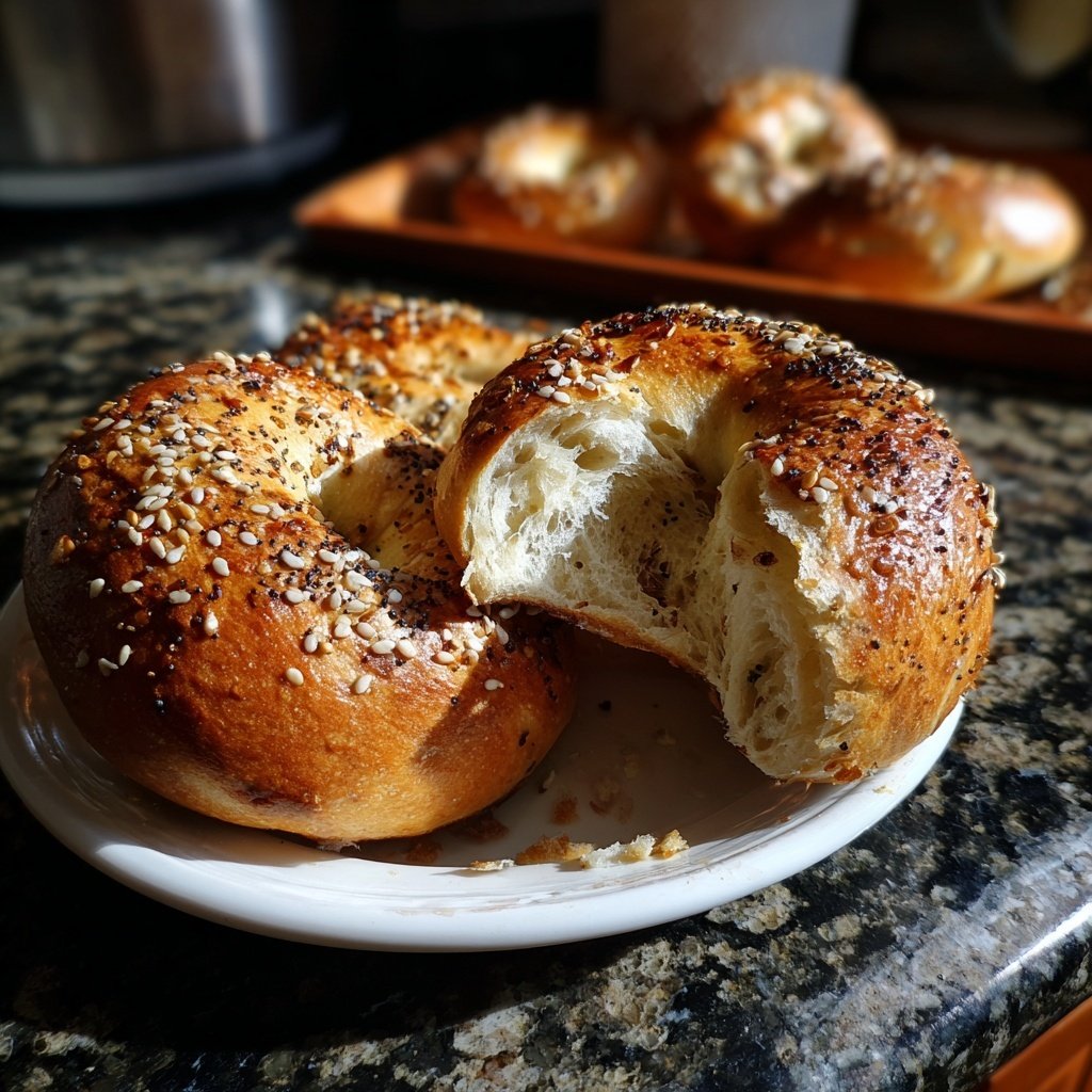 Oven Yogurt Bagels With Flour