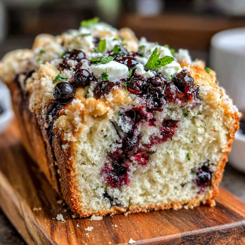 Blueberry Lemon Sourdough Bread No Yeast