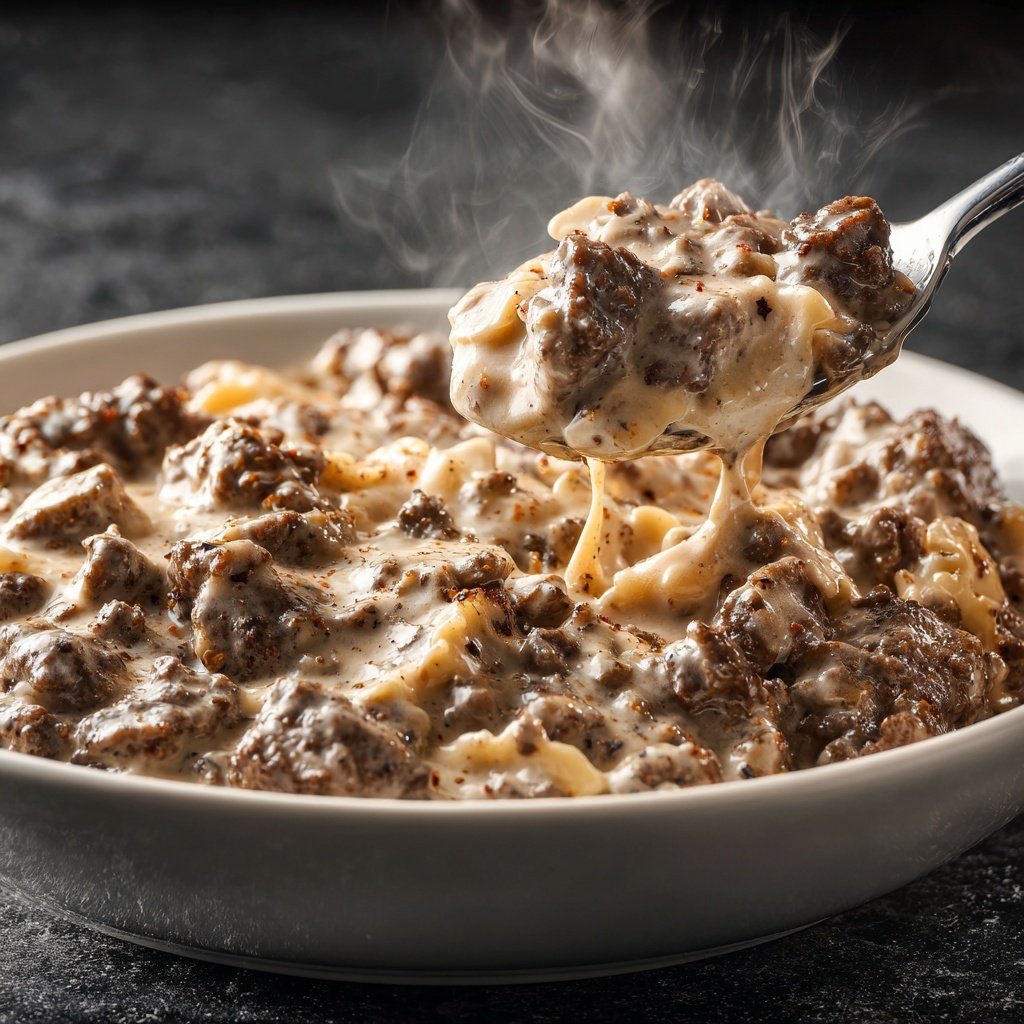 Ground Beef Stroganoff
