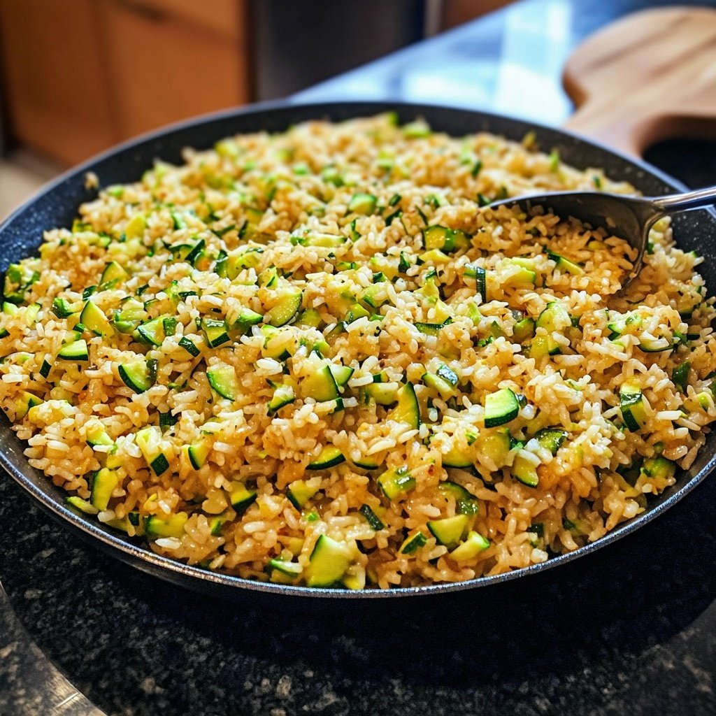 Healthy Zucchini Rice Skillet