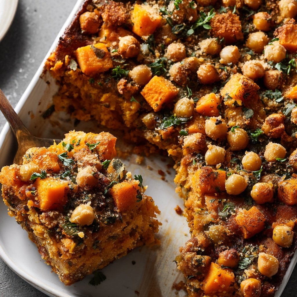 Sweet Potato Chickpea Bake