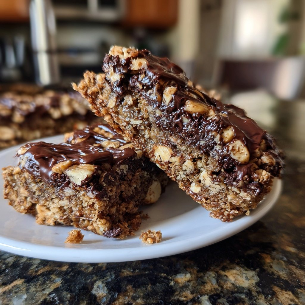 Chocolate Hazelnut Breakfast Bars