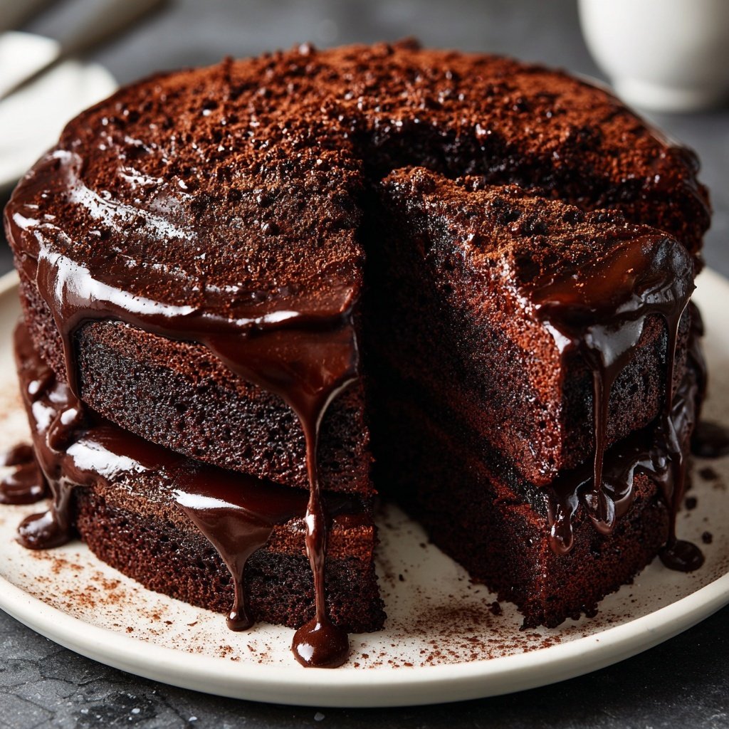 Chocolate Cake Made From Scratch