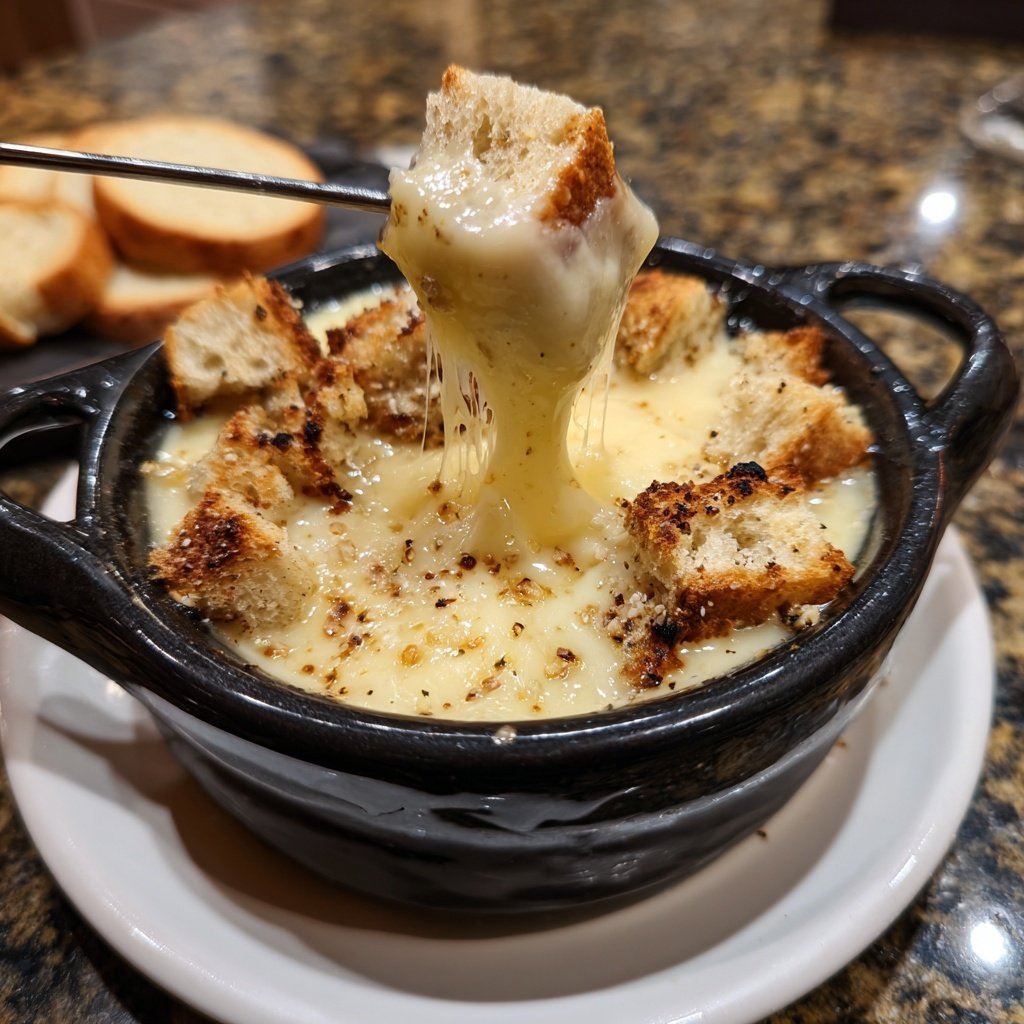 Fondue with Smoked Cheese