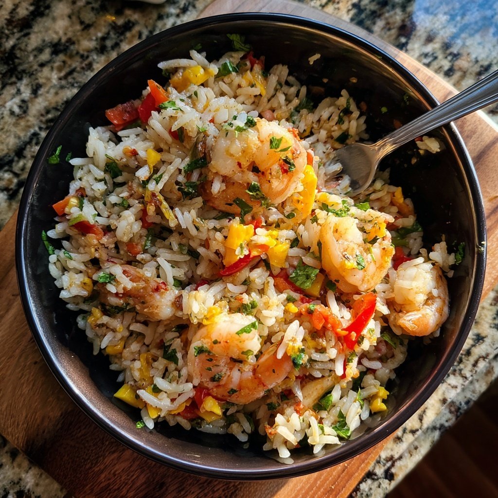 Easy Healthy Shrimp Fried Rice