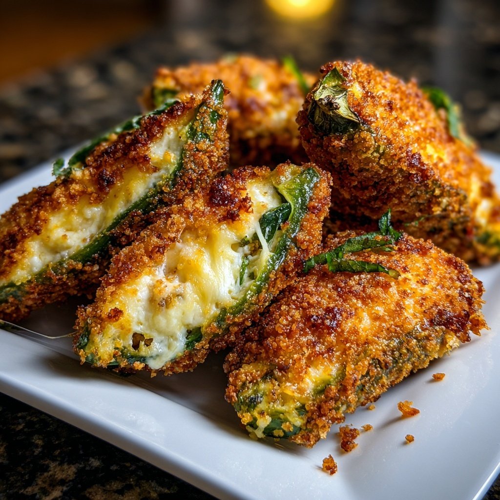 Jalapeno Poppers with Savory Crumb Topping